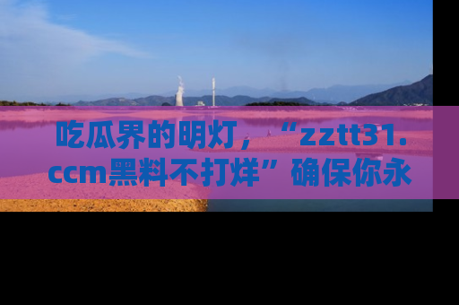 吃瓜界的明灯，“zztt31.ccm黑料不打烊”确保你永不迷路！