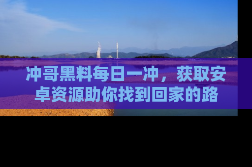 冲哥黑料每日一冲，获取安卓资源助你找到回家的路