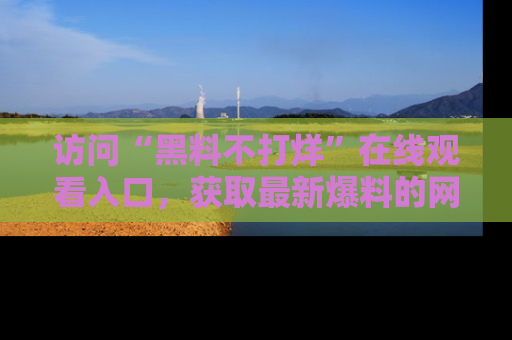 访问“黑料不打烊”在线观看入口，获取最新爆料的网址！