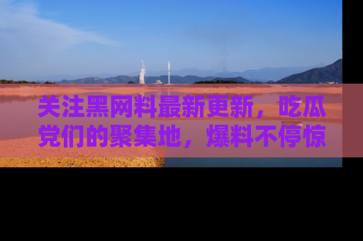 关注黑网料最新更新，吃瓜党们的聚集地，爆料不停惊喜连连！