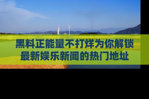 黑料正能量不打烊为你解锁最新娱乐新闻的热门地址
