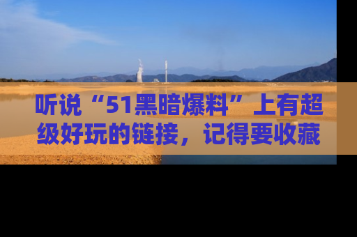 听说“51黑暗爆料”上有超级好玩的链接,记得要收藏哦!