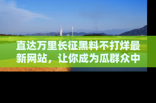 直达万里长征黑料不打烊最新网站，让你成为瓜群众中的资深吃瓜客！