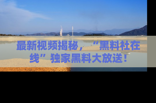 最新视频揭秘,“黑料社在线”独家黑料大放送!